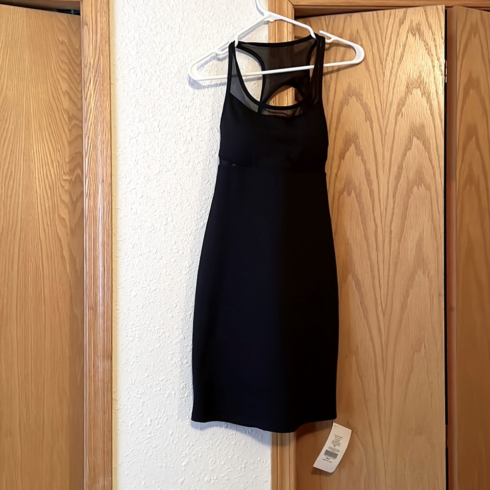 Fabletics black sleeveless dress